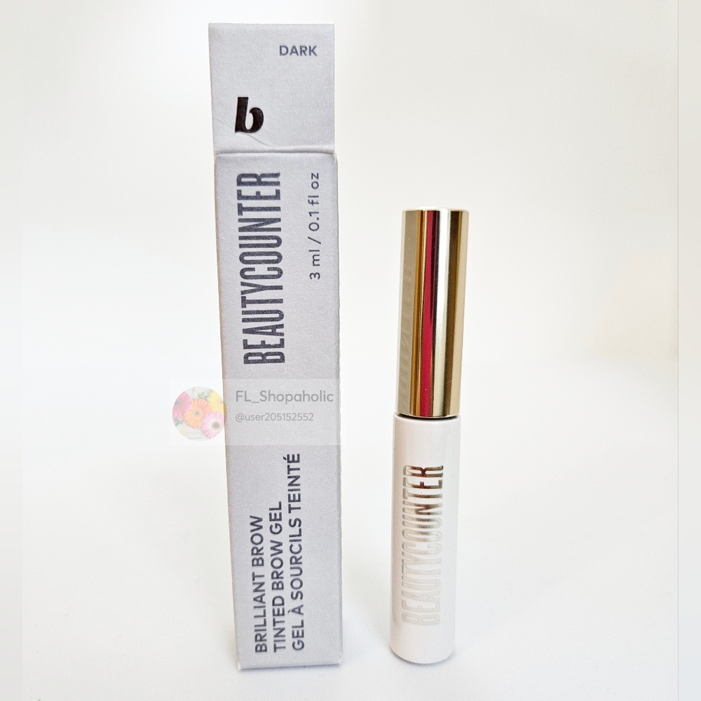 🖤 *Beautycounter* Brilliant Brow Gel "Dark", a "neutral deep brown" - NEW!